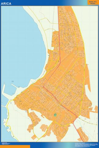Arica map from Chile