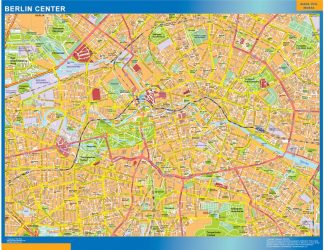 Berlin downtown map