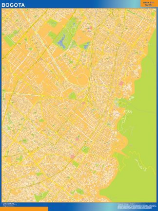 Bogota Centro map in Colombia