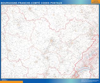 Bourgogne Franche Comte zip codes