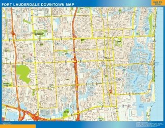 Fort Lauderdale downtown map