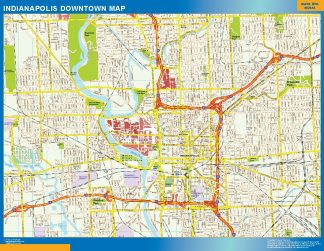 Indianapolis downtown map