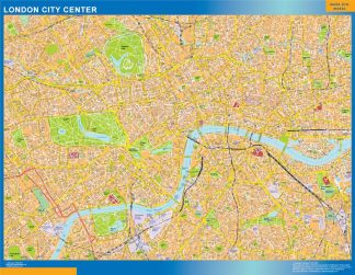 London City downtown map