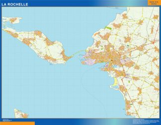 Map of La Rochelle France