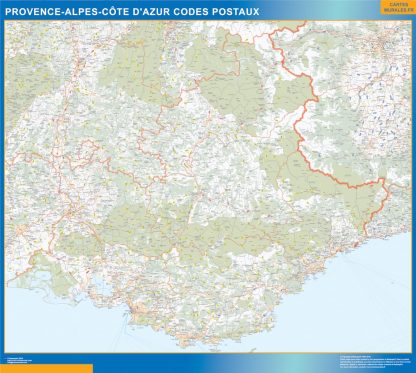Map of Provence alpes cote azur zip codes