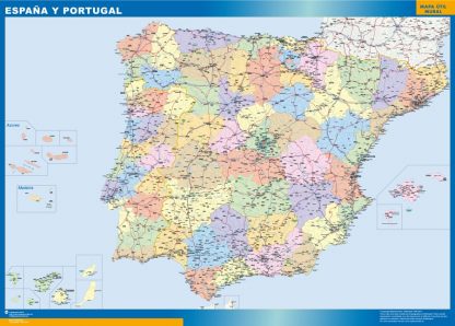 Map of Spain basic
