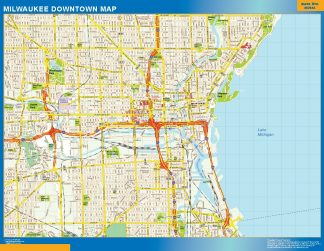 Milwaukee downtown map