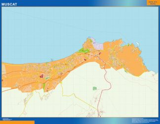 Muscat laminated map