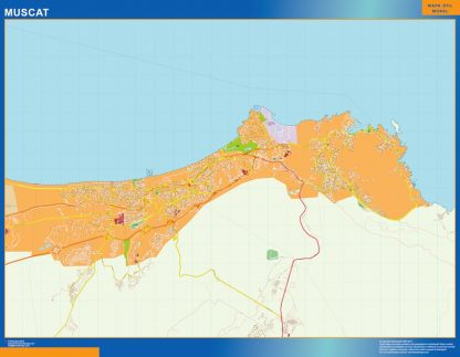 Muscat laminated map
