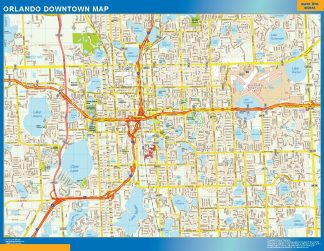 Orlando downtown map