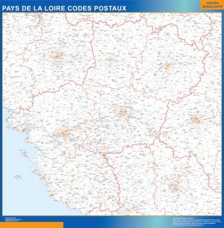Pays de la Loire zip codes