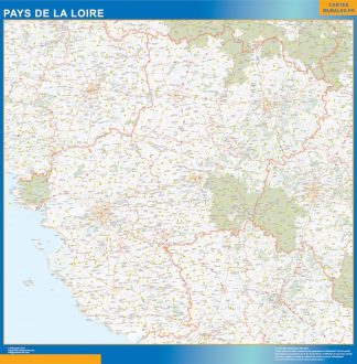 Region of Pays de la Loire map