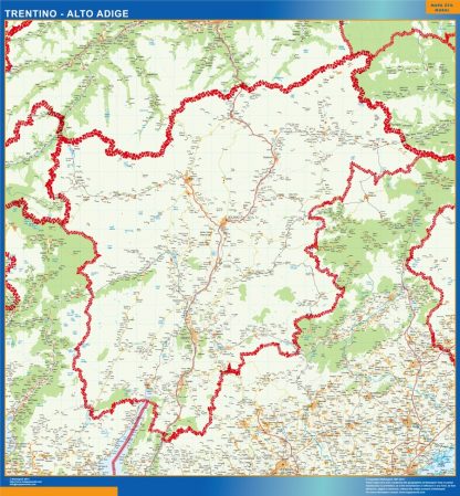 Region of Trentino Alto Adige in Italy