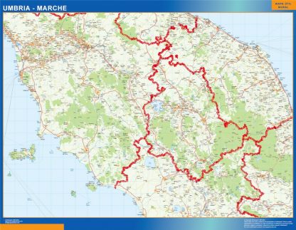Region of Umbria Marche in Italy