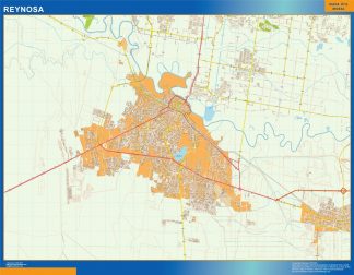 Reynosa map Mexico