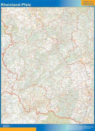 Rheinland Pfalz map