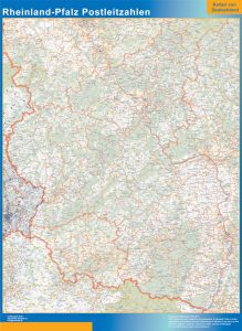 Rheinland Pfalz zip codes map