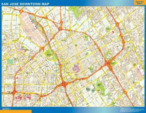 San Jose downtown map