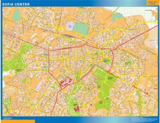 Sofia downtown map