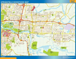 Springfield downtown map