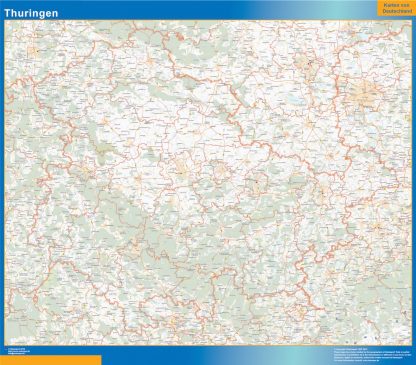 Thuringen map