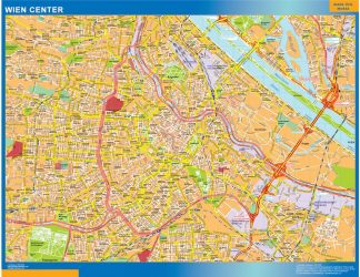 Wien downtown map
