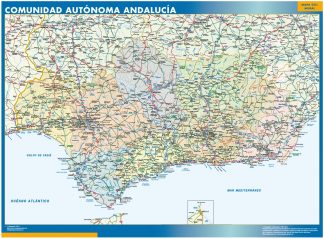 map of de Andalucia